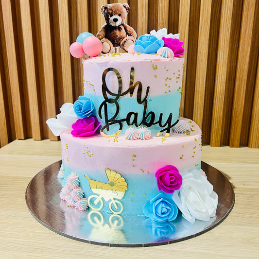 ‘Oh Baby’ Theme Cake