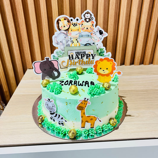 Jungle Theme Cake