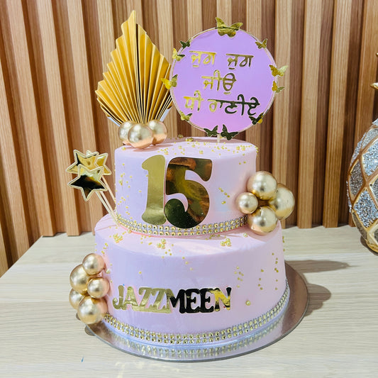 Punjabi Birthday Cake