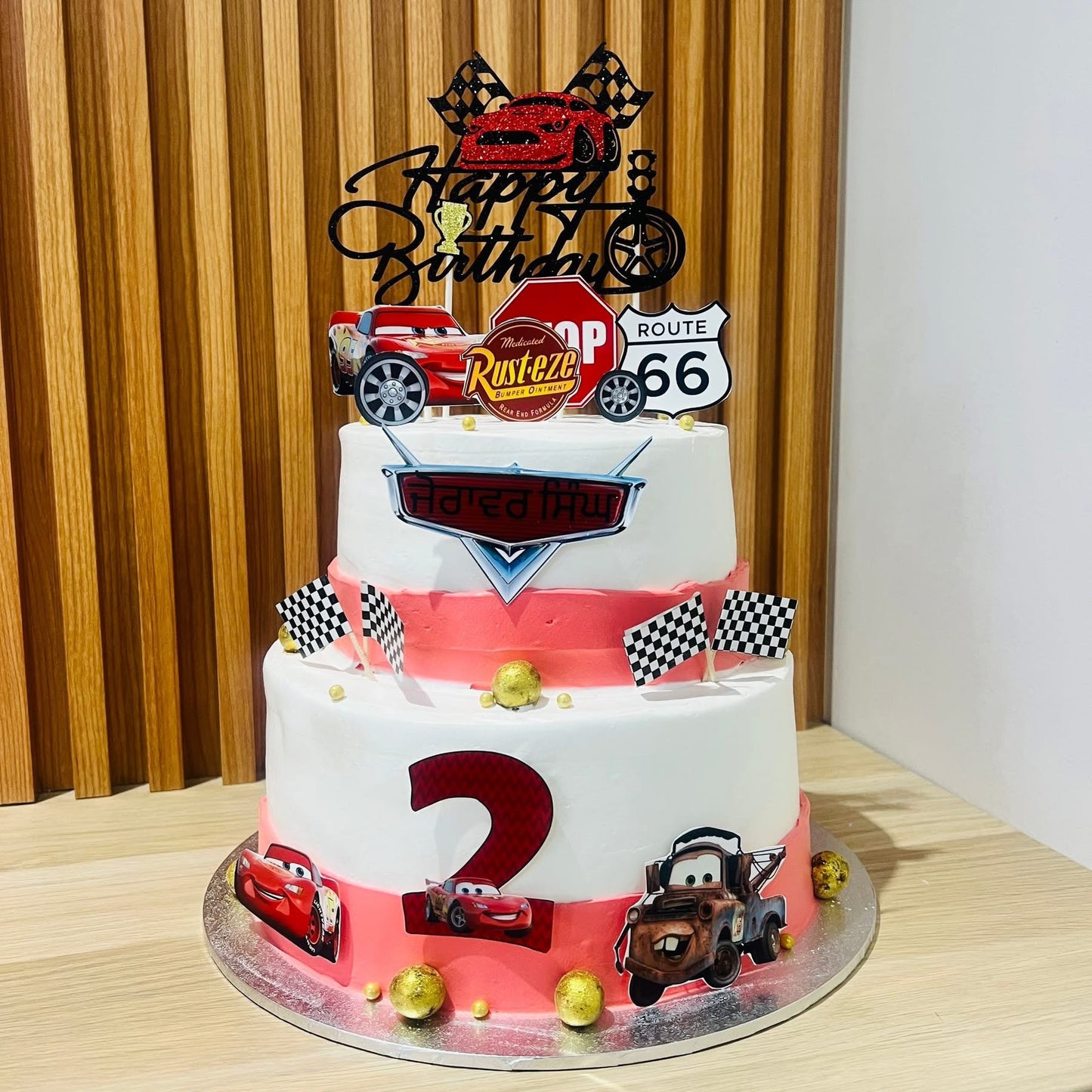 ‘Cars’ movie theme cake
