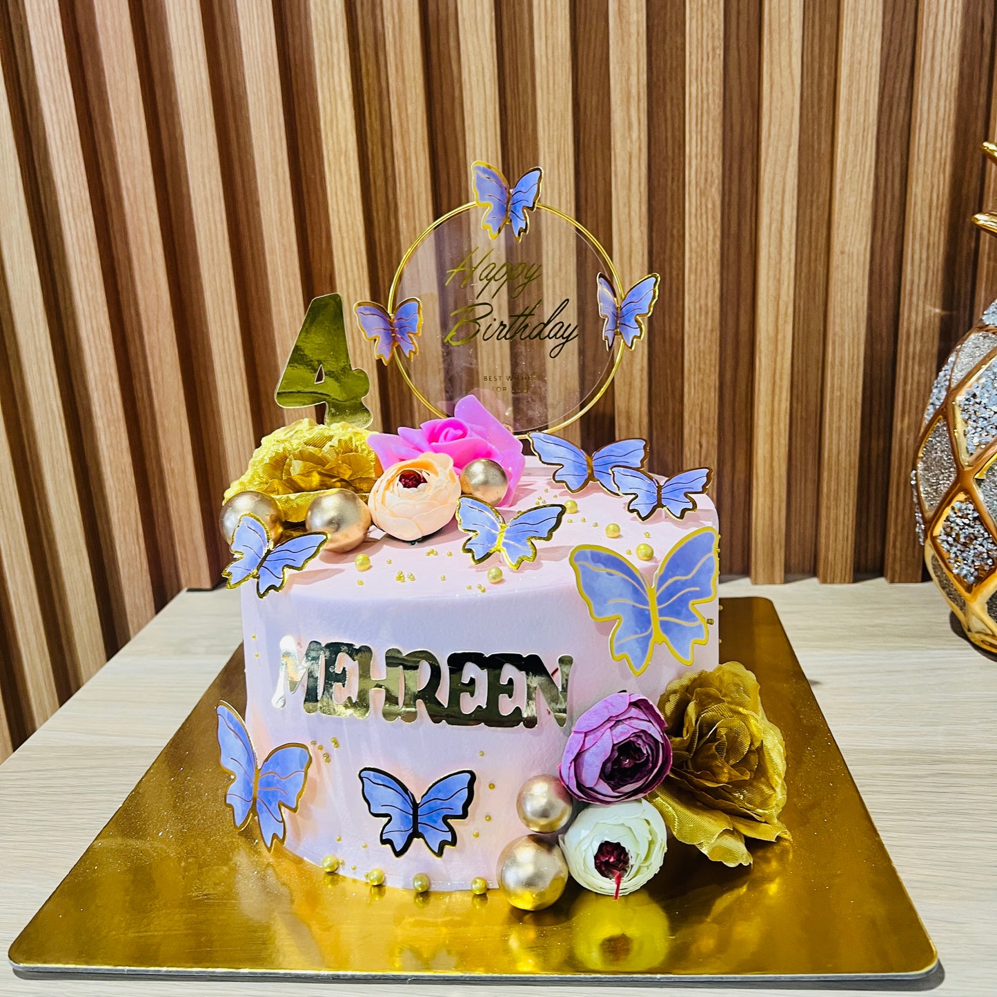 Butterfly Theme Cake