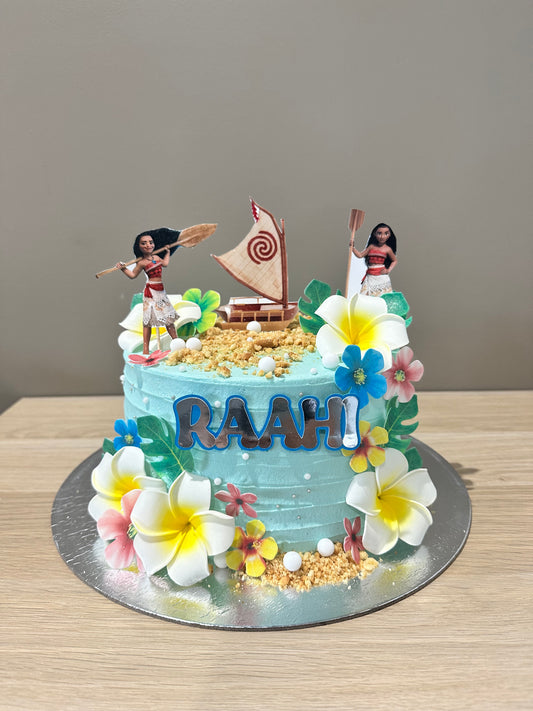 Moana Theme Cake