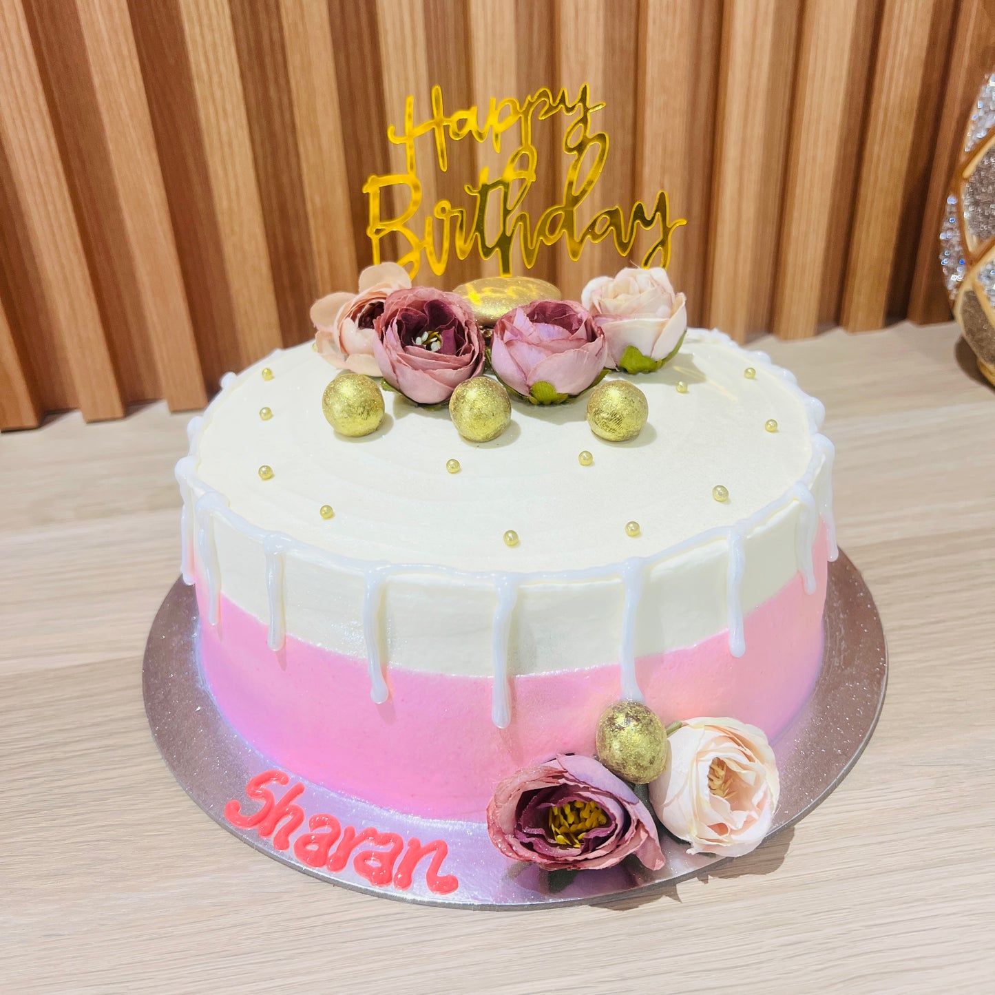 Flowers Theme Cake