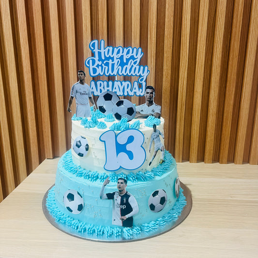 Ronaldo Theme Cake