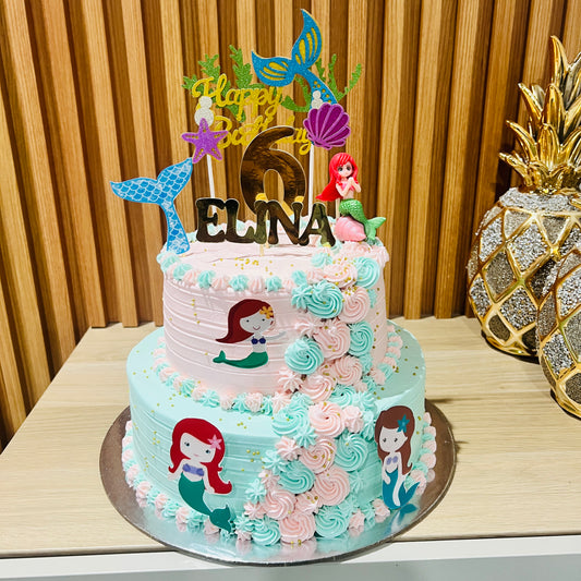 Mermaid Theme Cake