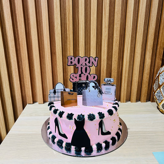 Shopping Theme Cake