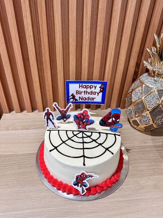 Spiderman Theme Cake