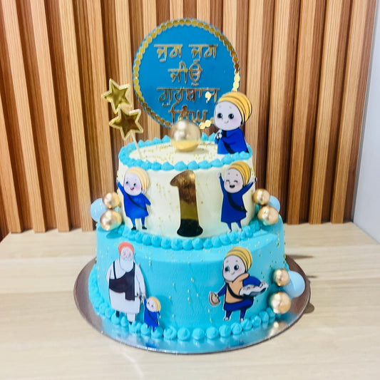 Nikka Khalsa Theme Cake