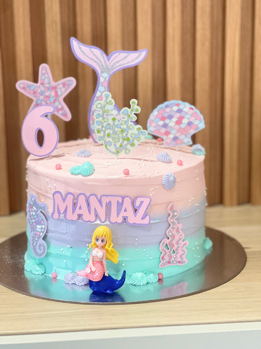 Mermaid Theme Cake