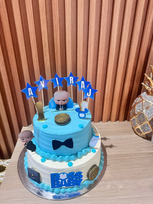 Boss Baby Theme Cake