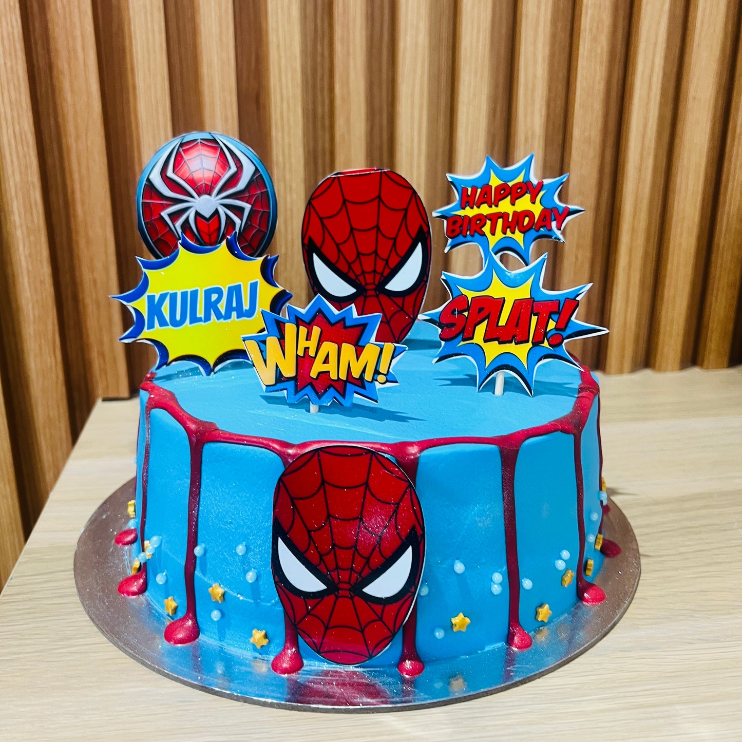Spiderman Theme Cake