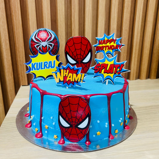 Spiderman Theme Cake