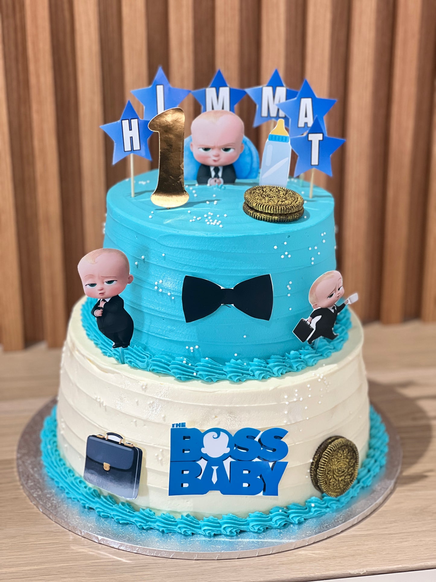 Boss Baby Theme Cake