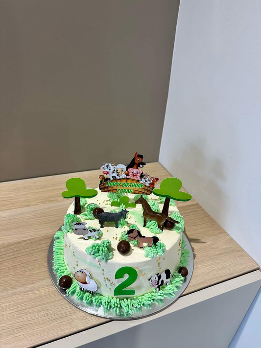 Farm Theme Birthday Cake