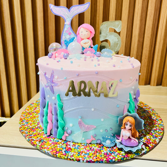 Mermaid Theme Cake
