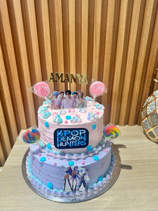 K Pop Demon Hunters Cake
