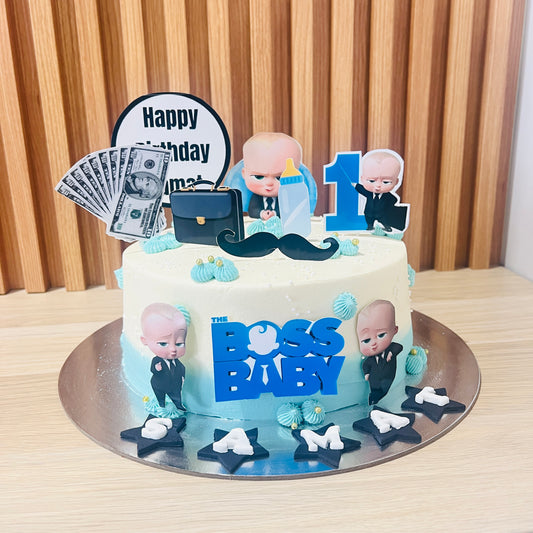 Boss Baby Theme Cake