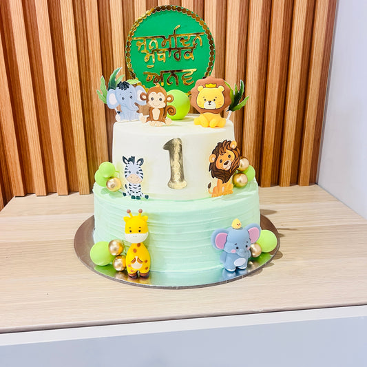 Jungle Theme Cake