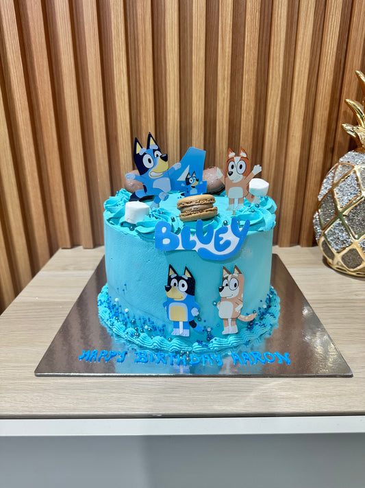 Bluey Theme Cake