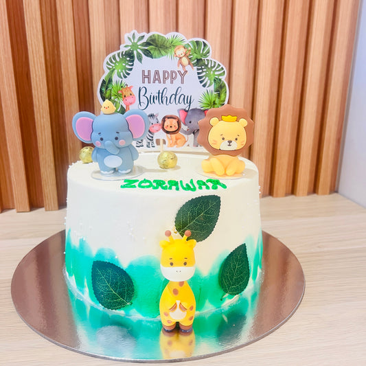 Jungle Theme Cake