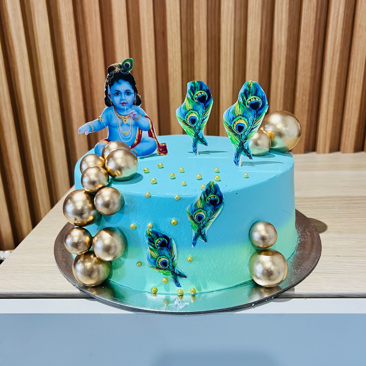 Krishna Theme Cake