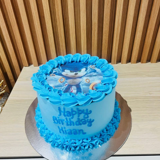 Sonic Theme Cake