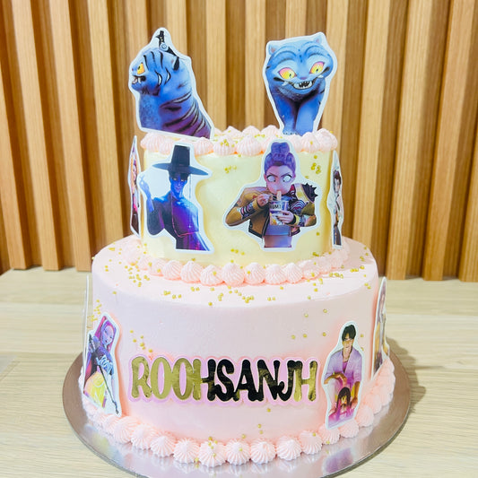 ‘K Pop Demon Hunters’ Theme Cake