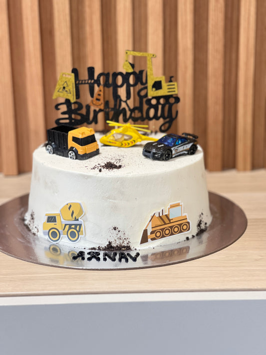 Construction Theme Cake