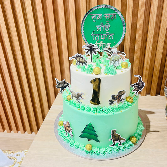 Dinosaur Theme Cake