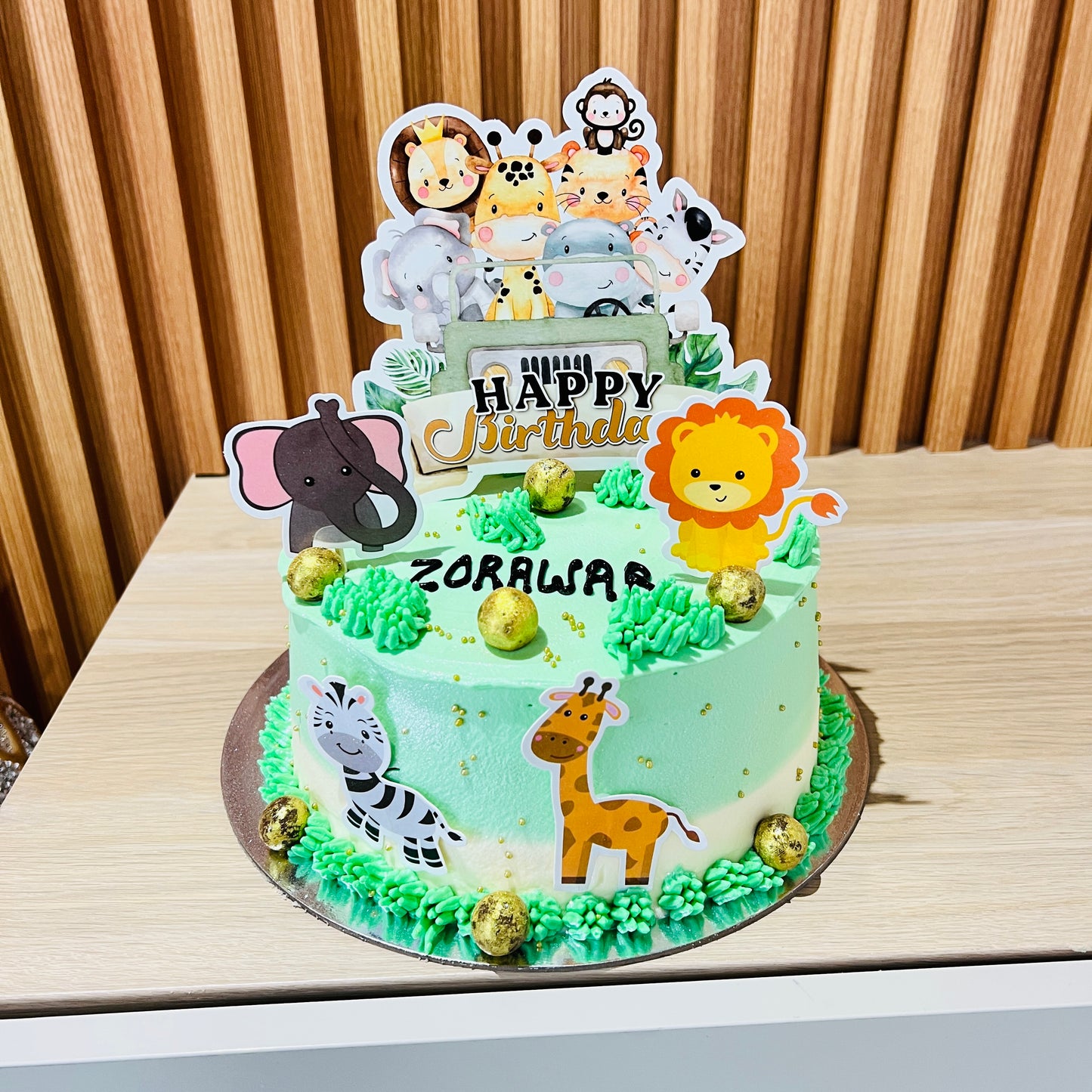 Jungle Theme Cake