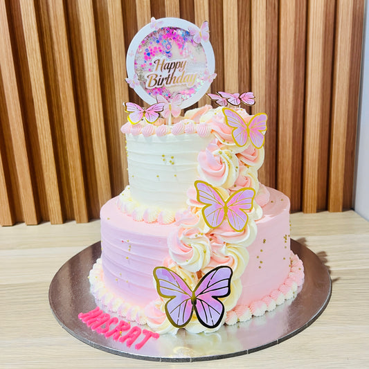 Butterfly Theme Cake