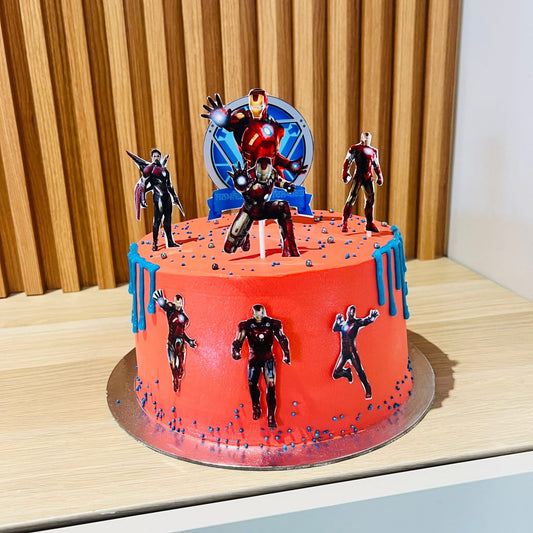 Iron Man Theme Cake