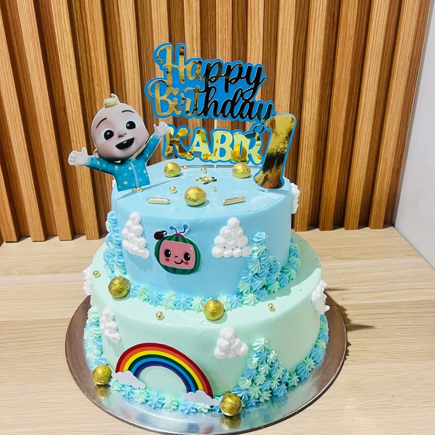 Coco-melon Theme Cake