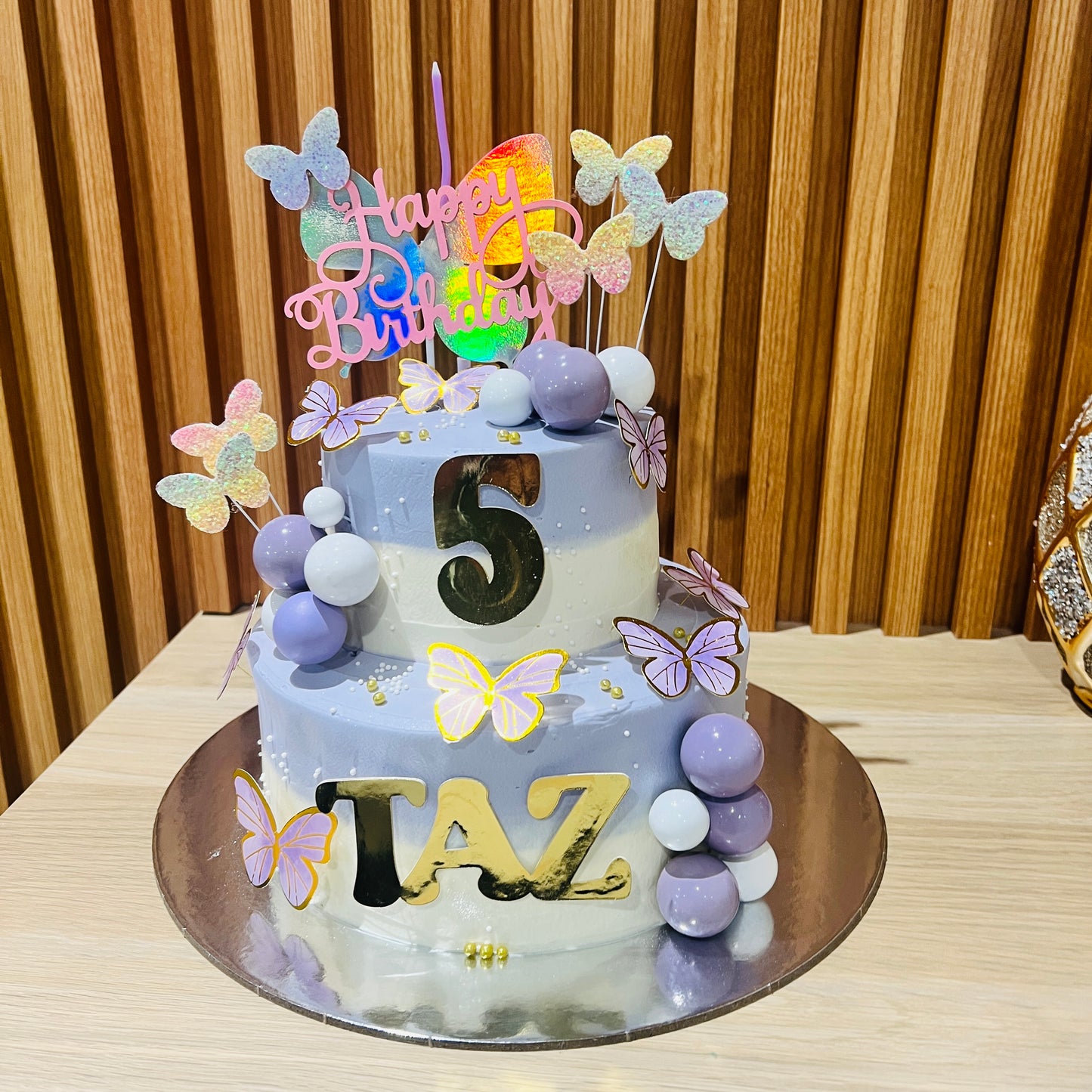 Butterfly Theme Cake