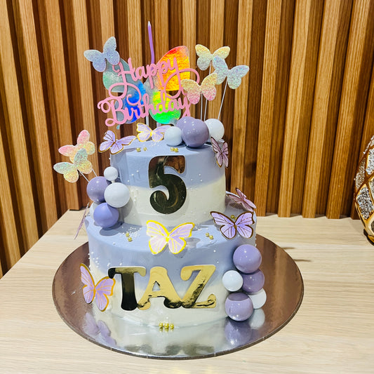 Butterfly Theme Cake