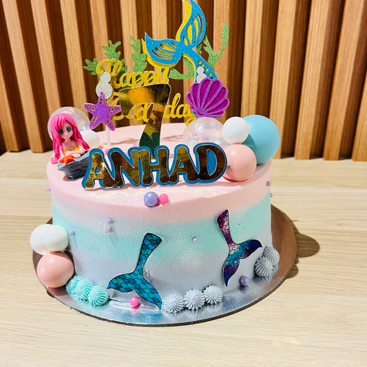 Mermaid Theme Cake