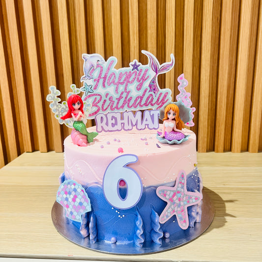 Mermaid Theme Cake