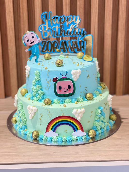 Cocomelon Theme Cake