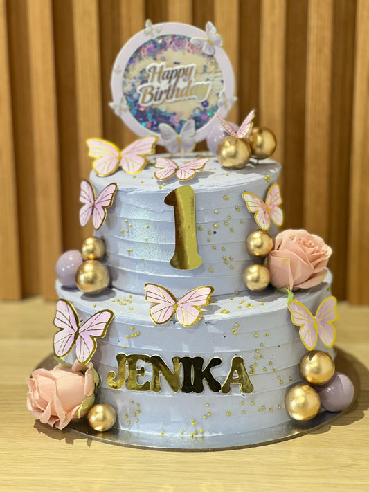 Purple Birthday Cake