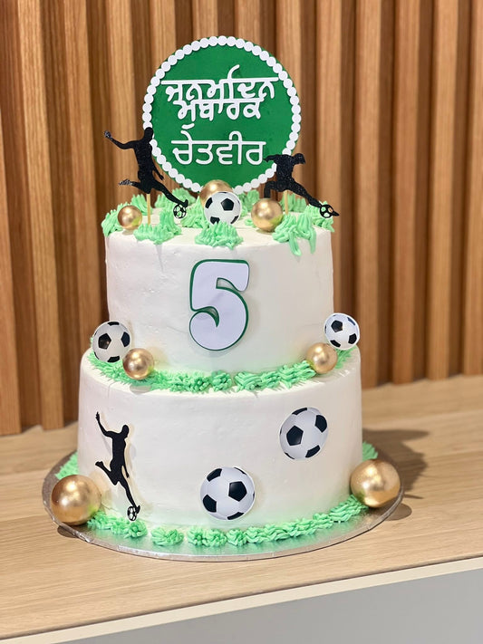 Soccer Theme Cake
