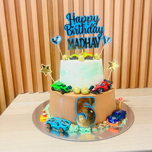 Cars Theme Cake