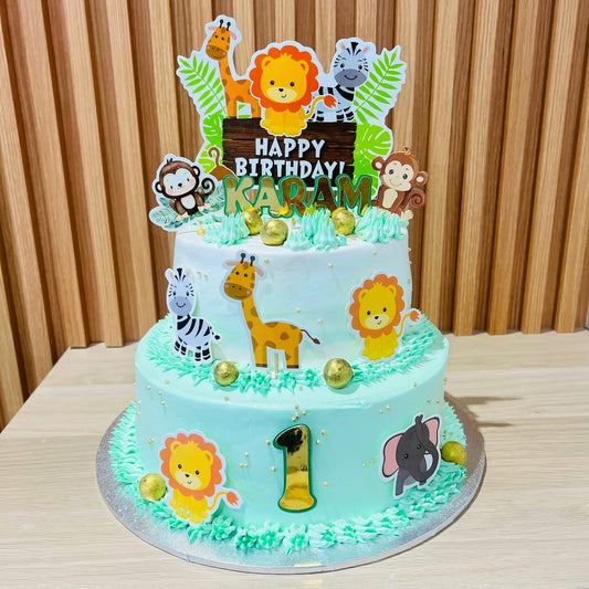 Jungle Theme Cake