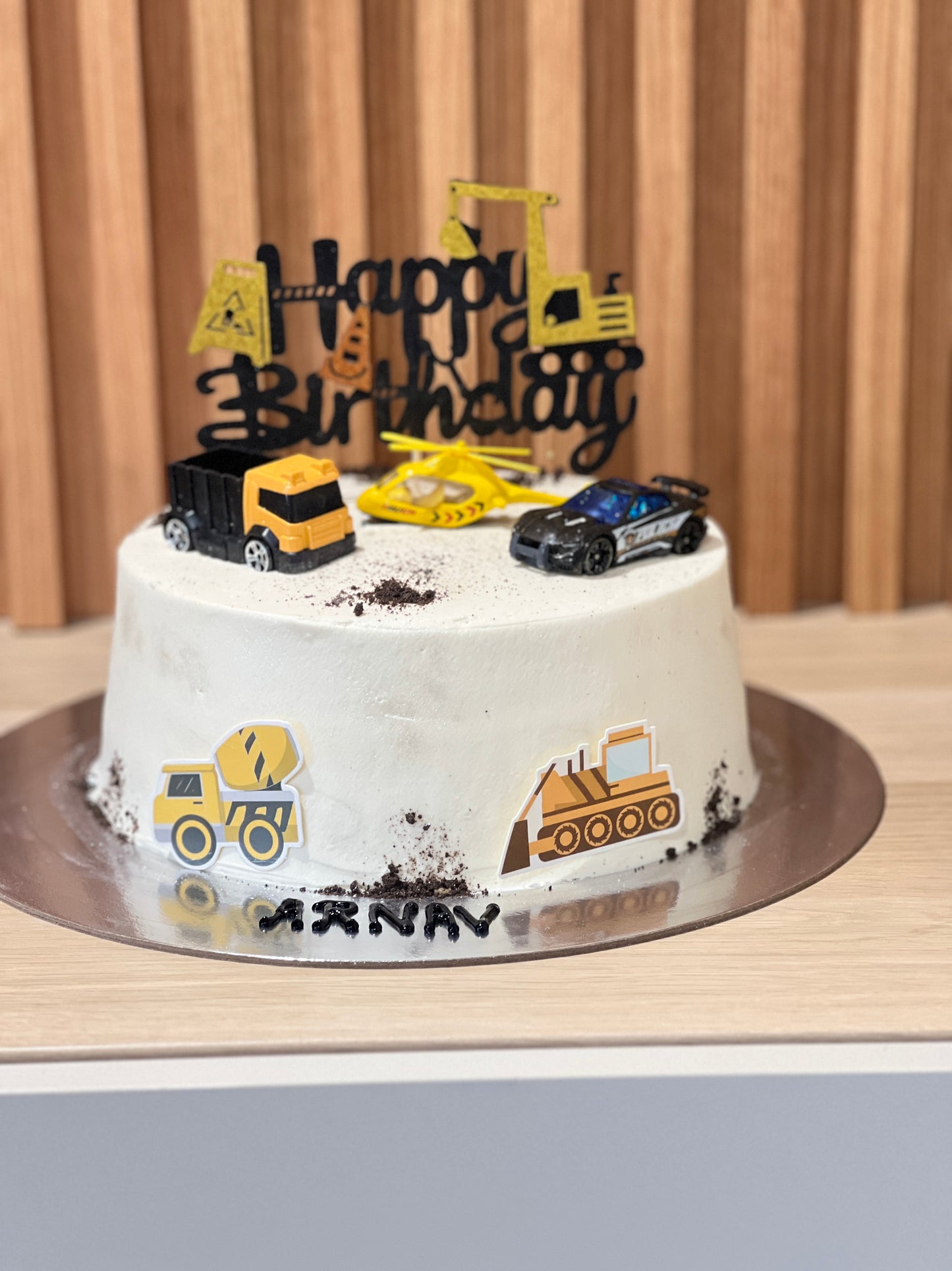 Construction Theme Cake